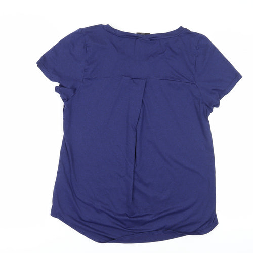 North Ridge Women's Blue V-Neck T-Shirt Size 12