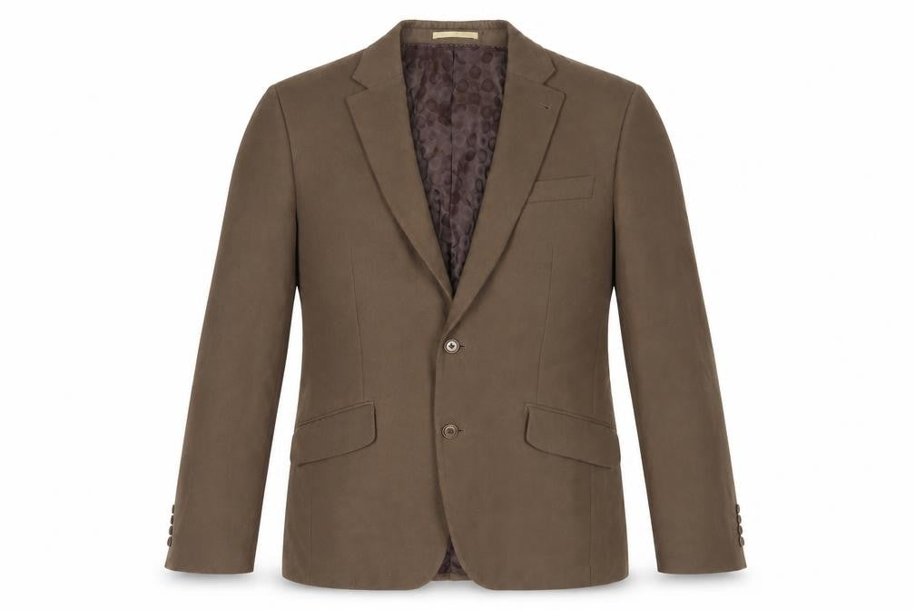 Front view of Next Brown Blazer, Men's, size 40R, Formal Wear