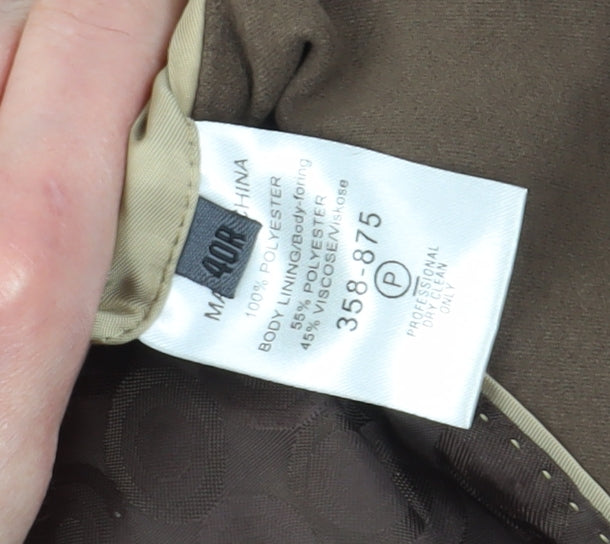 Next Brown Blazer, Men's Size 40R, Formal Wear