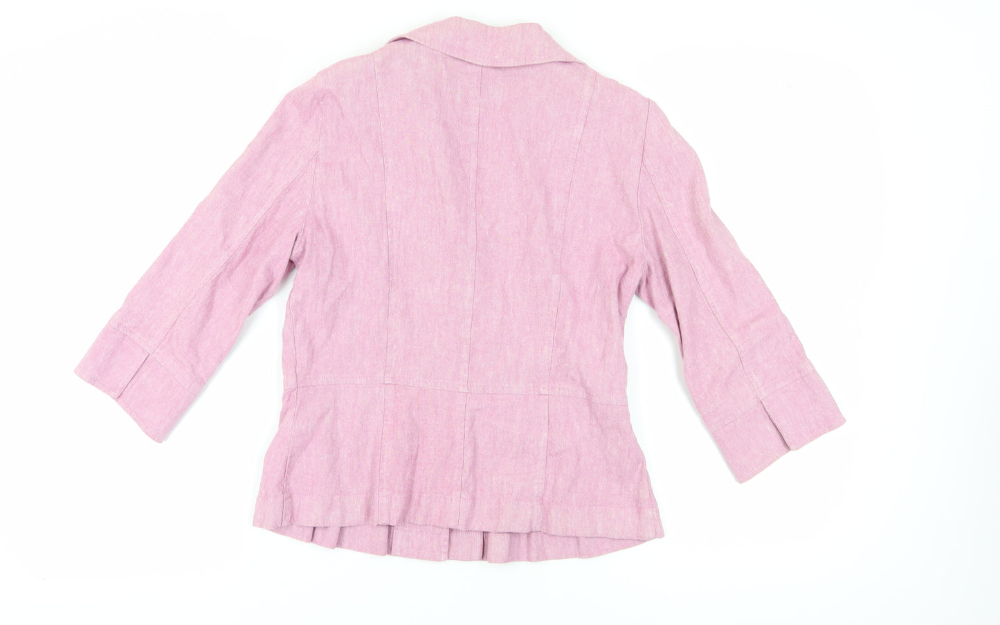 Per Una Women's Pink Linen Blend Blazer Size 12