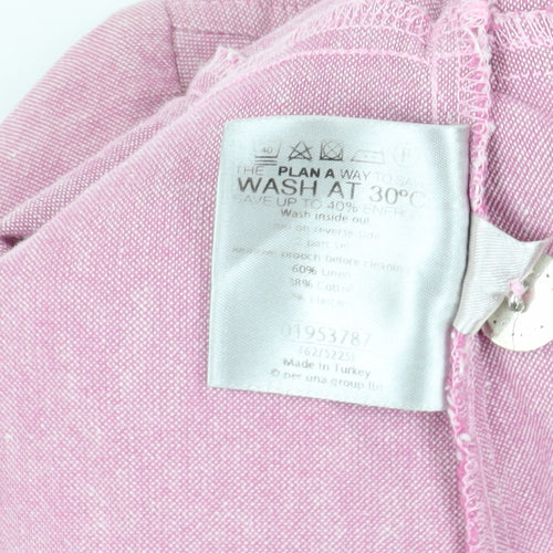 Per Una Women's Pink Linen Blend Blazer Size 12