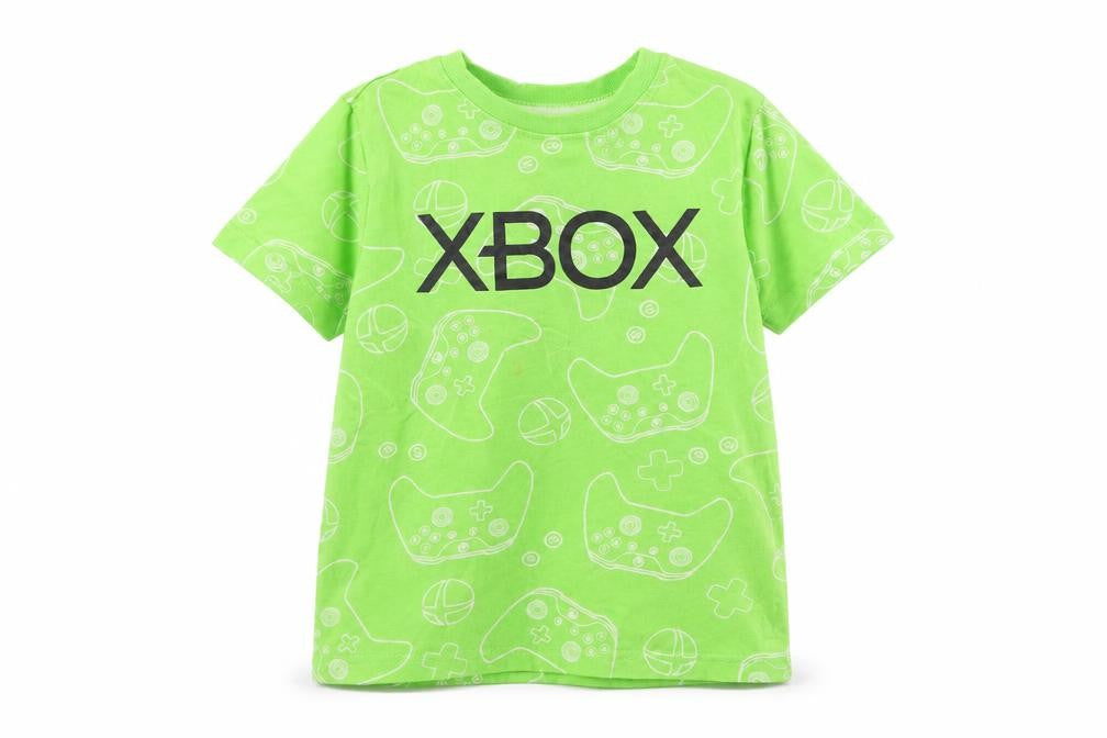 Xbox Graphic Boys Green T-Shirt 5-6 Years Short Sleeve