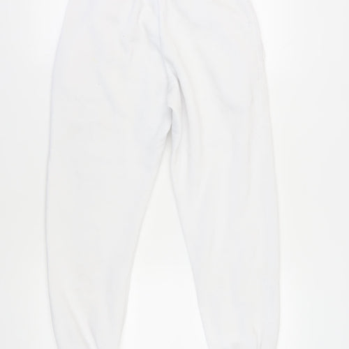 Disney Women's S White Jogger Trousers with Mickey Design