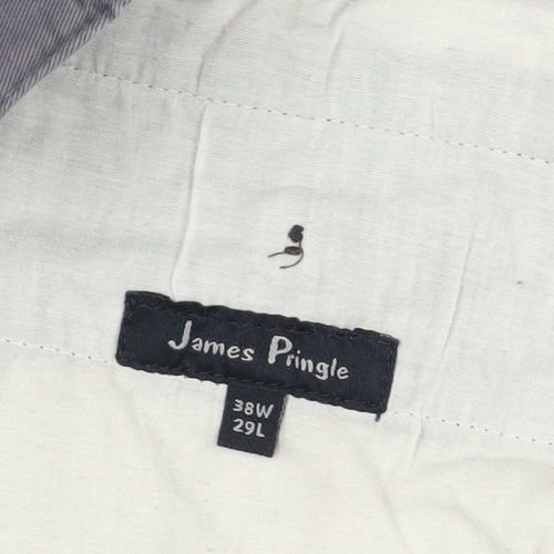 James Pringle Men's Grey Chino Trousers, Size 38