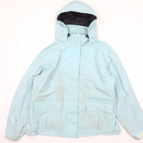 Cotton Traders Blue Women's Rain Coat Size 16