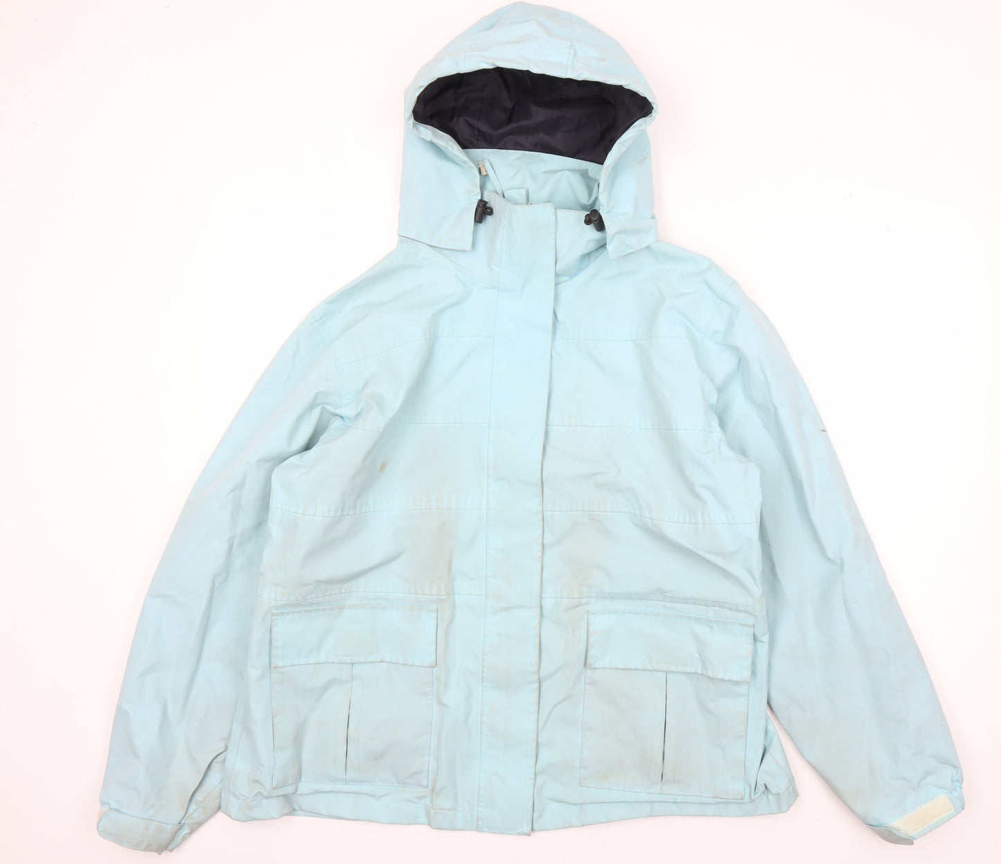 Cotton Traders Blue Women's Rain Coat Size 16