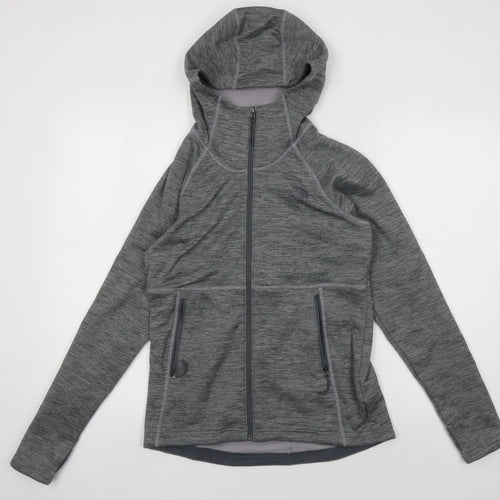 The North Face Women's Grey Full Zip Hoodie S