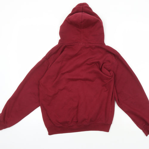 Uneek Boys Red Pullover Hoodie 11-12 Years