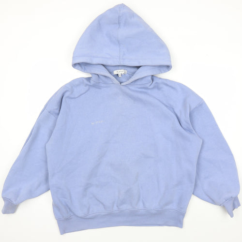 RE_STYLD Unisex Blue Pullover Hoodie S