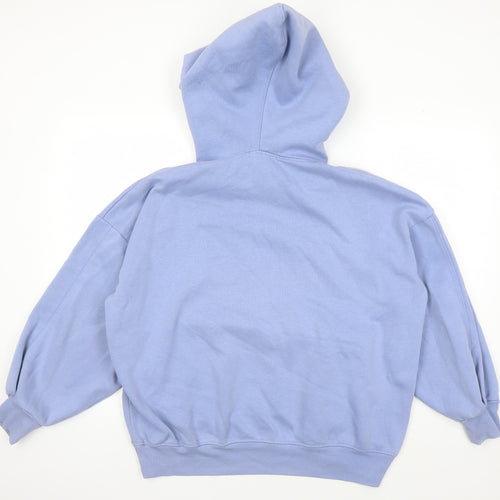 RE_STYLD Unisex Blue Pullover Hoodie S