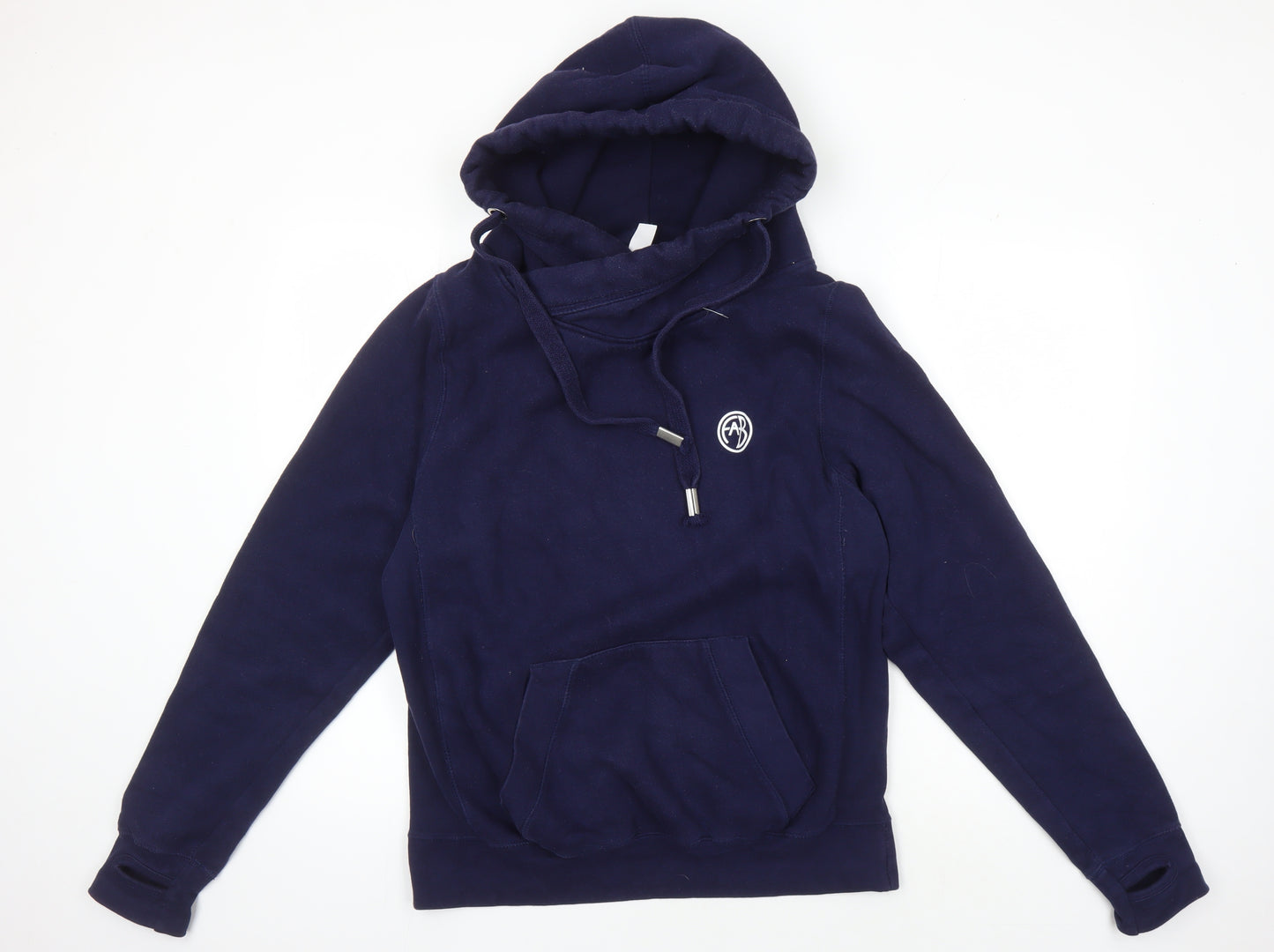 FAB Men's Navy Hoodie Medium Pullover Cotton
