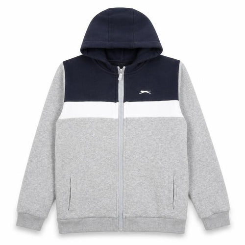 Slazenger Boys Grey Full Zip Hoodie 11-12 Years