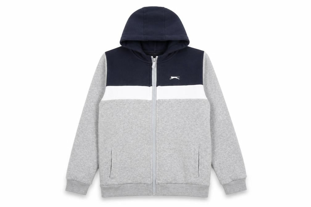 Slazenger Boys Grey Full Zip Hoodie 11-12 Years