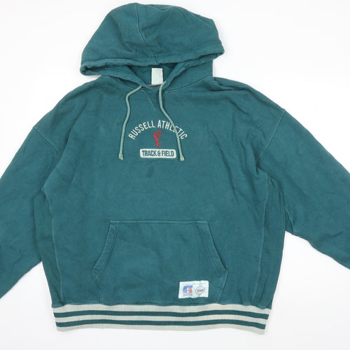 Russell Athletic Men's Green XL Pullover Hoodie