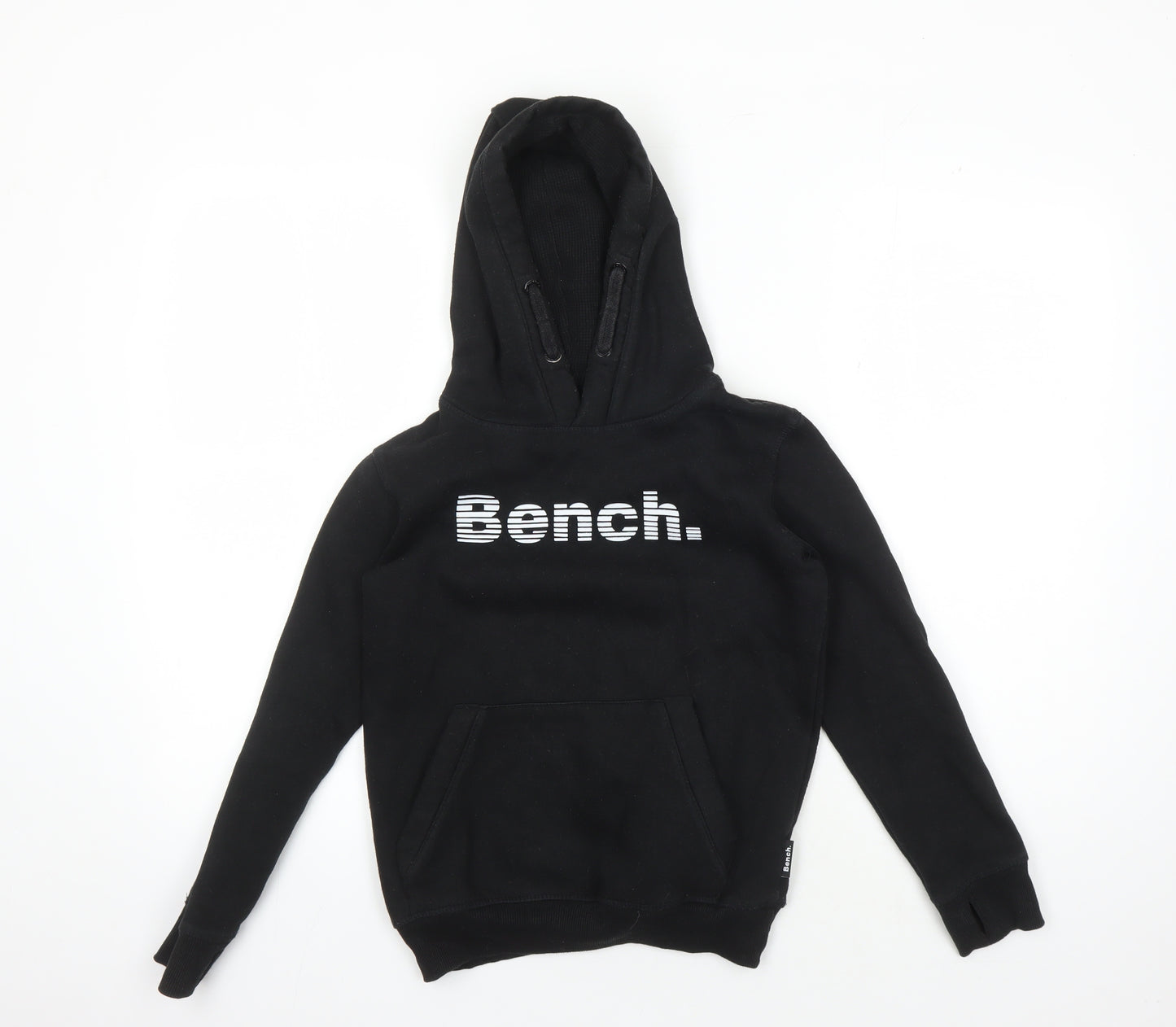Bench Boys Black Pullover Hoodie 9-10 Years - Stylish & Comfortable