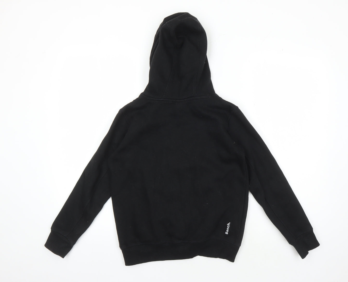 Bench Boys Black Pullover Hoodie 9-10 Years - Stylish & Comfortable