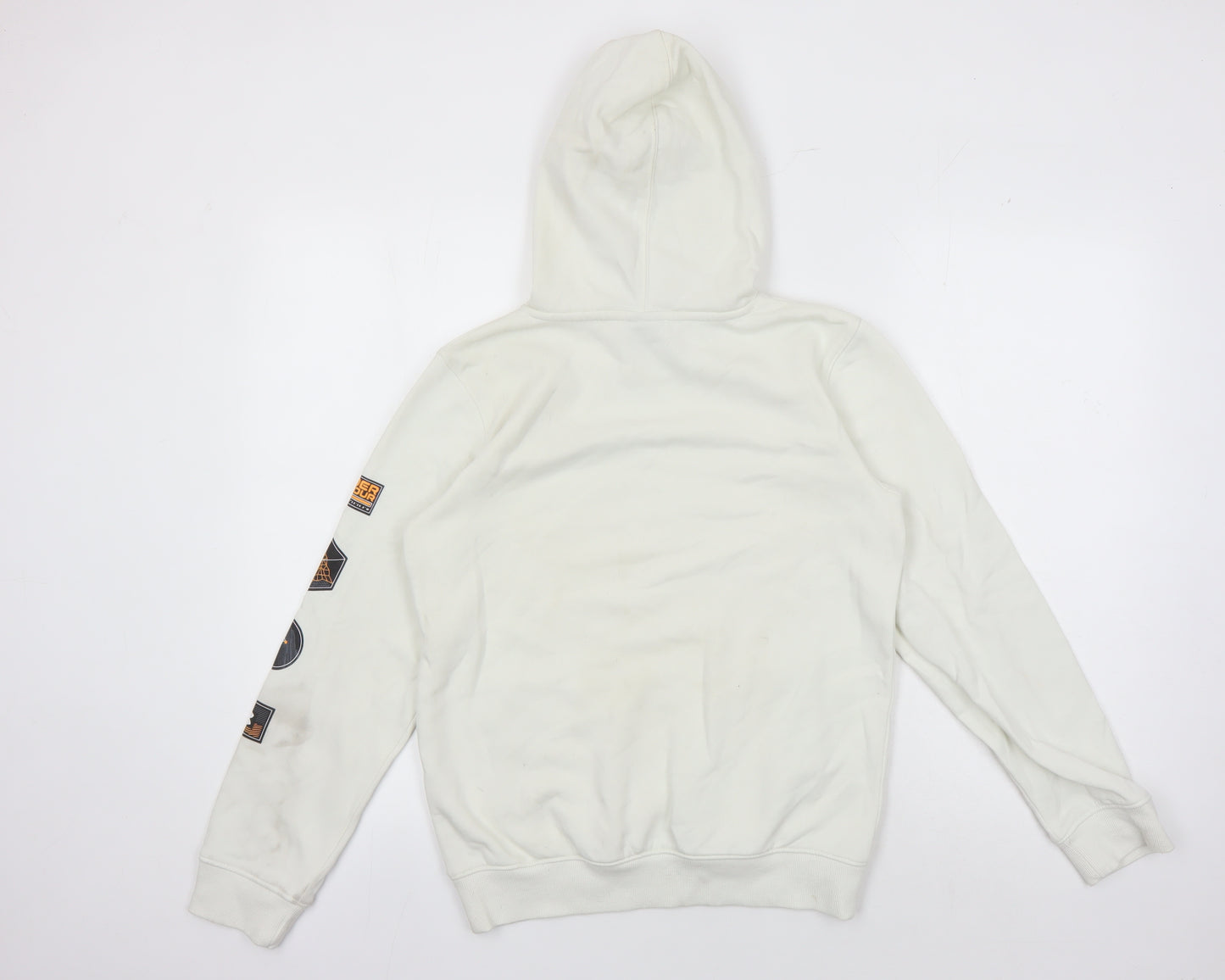 Under Armour Boys Ivory Logo Hoodie - Large, Casual Sports