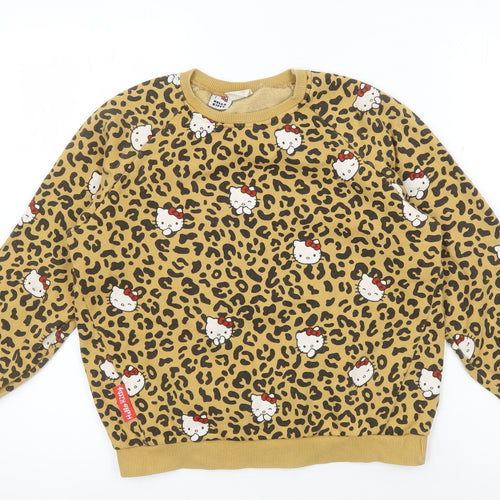Hello Kitty Girls Multicoloured Animal Print Sweatshirt 11-12Y