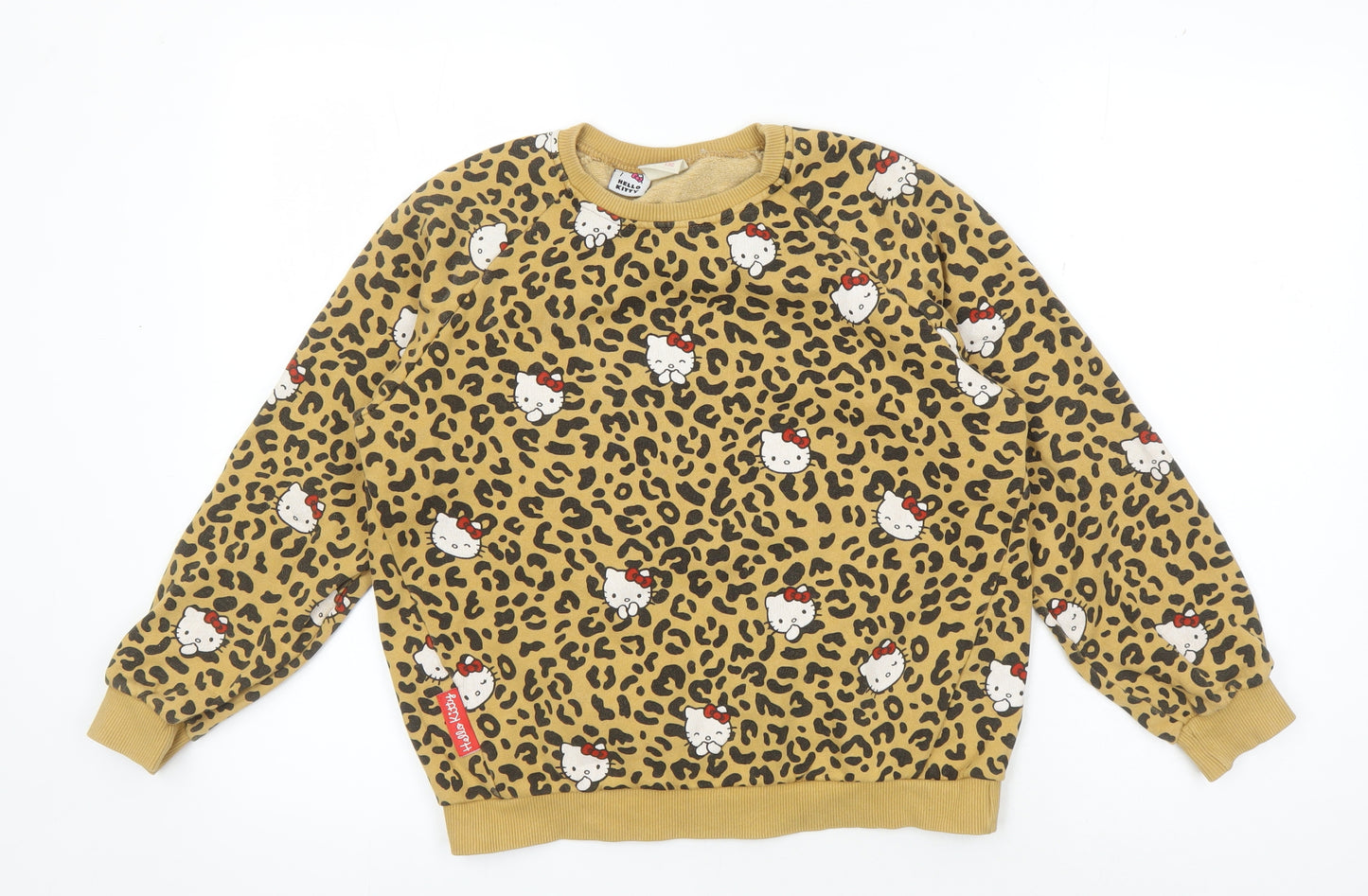 Hello Kitty Girls Multicoloured Animal Print Sweatshirt 11-12Y