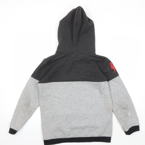 LFC Boys Grey Pullover Hoodie, 11-12 Years, Football Style