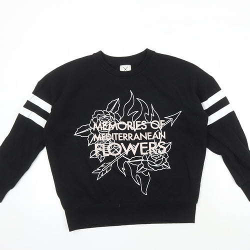 Each x Other Black Graphic Pullover Sweatshirt S