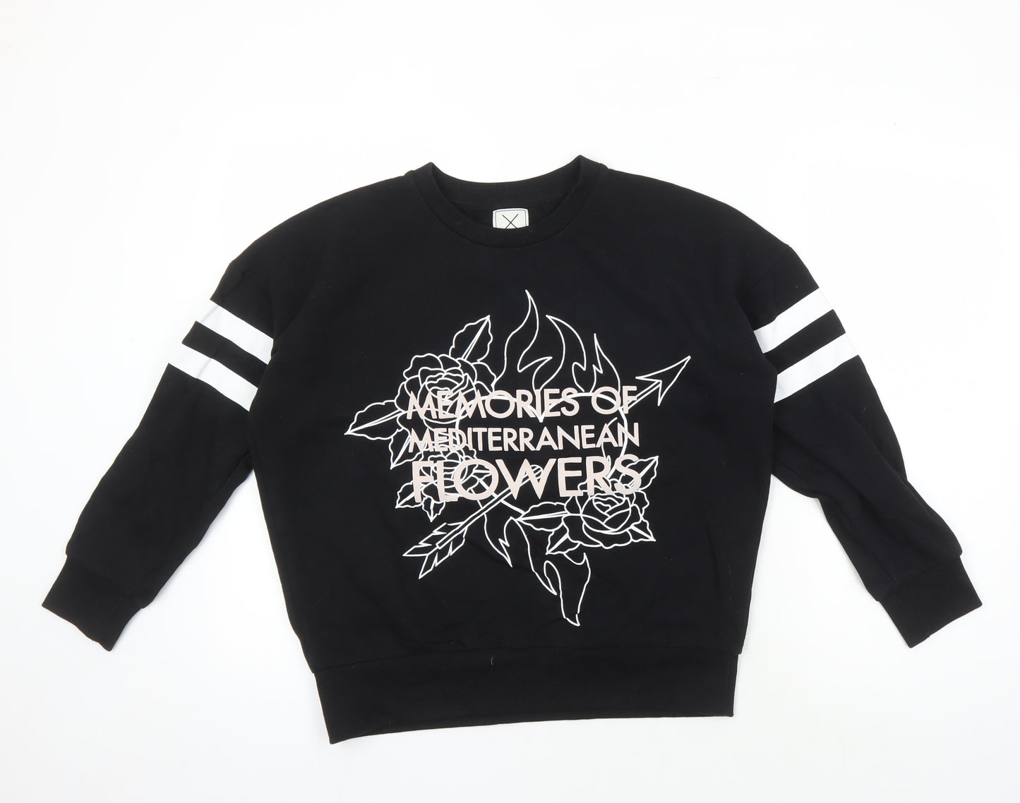 Each x Other Black Graphic Pullover Sweatshirt S