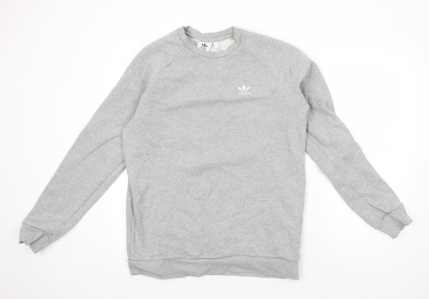 Adidas Grey Men's Medium Pullover Sweatshirt