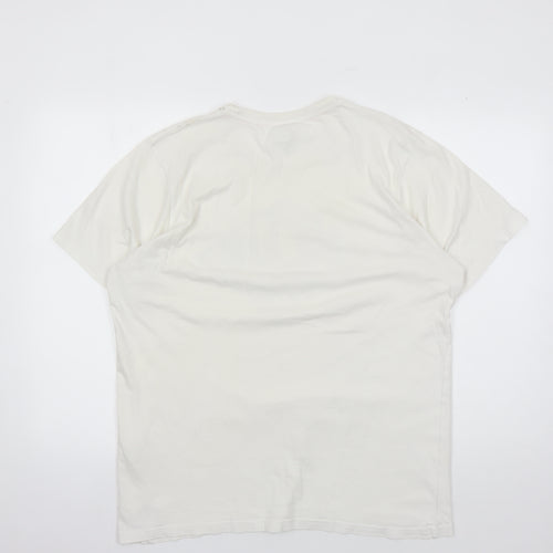 Hot Tuna Men's White Graphic Print T-Shirt L