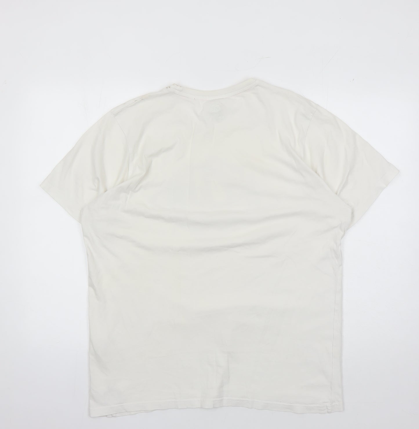 Hot Tuna Men's White Graphic Print T-Shirt L