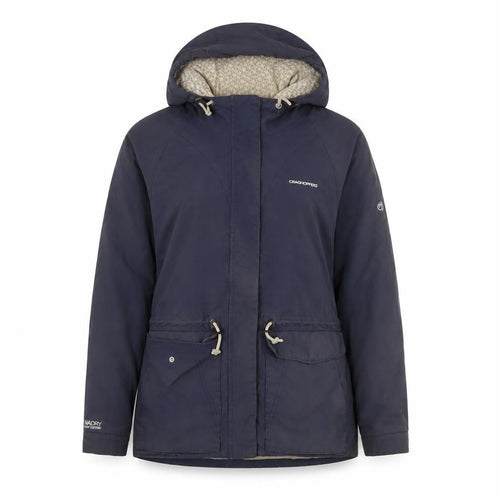 Craghoppers Women’s Blue Hooded Anorak Jacket Size 12