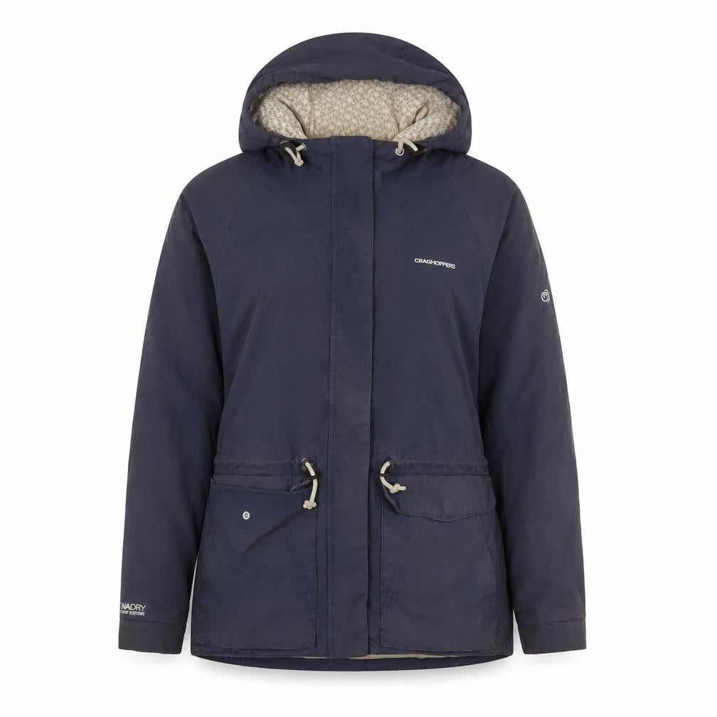 Craghoppers Women’s Blue Hooded Anorak Jacket Size 12