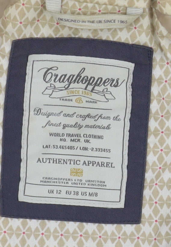 Craghoppers Women’s Blue Hooded Anorak Jacket Size 12