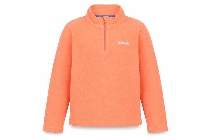 Regatta Girls Orange Fleece Hoodie 10 Years Pullover