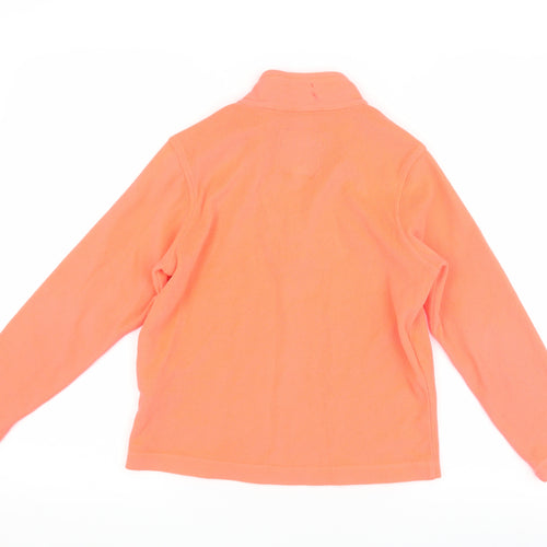Regatta Girls Orange Fleece Hoodie 10 Years Pullover