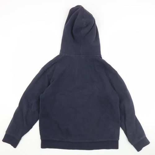 GAP Kids Girls Blue Full Zip Hoodie, 13 Years, Graphic Design