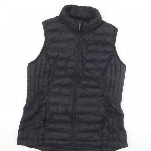 32 Degrees Women's Black Padded Waistcoat M Full Zip