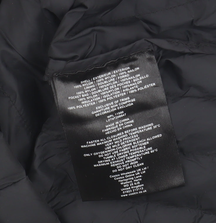 32 Degrees Women's Black Padded Waistcoat M Full Zip