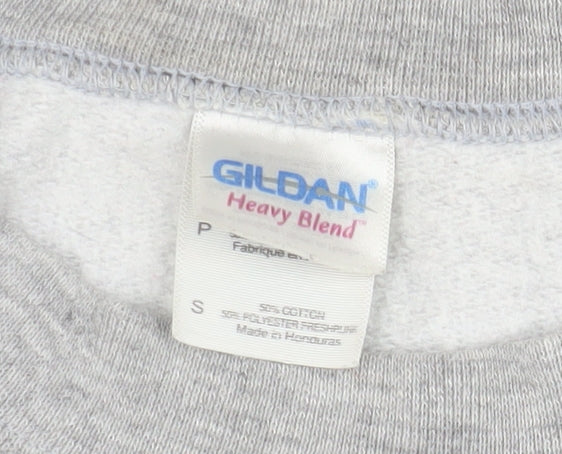 Gildan Men's Grey LA Lakers Sweatshirt, Size S, Sports Style