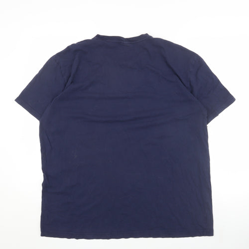 Polo Ralph Lauren Men's Blue T-Shirt, Large, Graphic