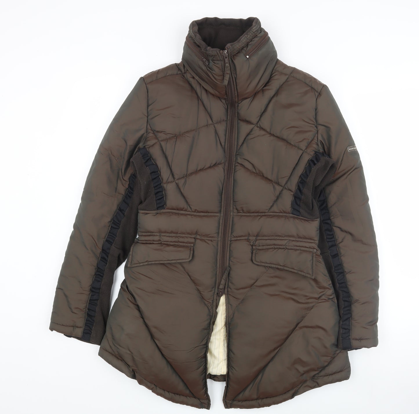 Duck and Cover Women's Brown Puffer Jacket S