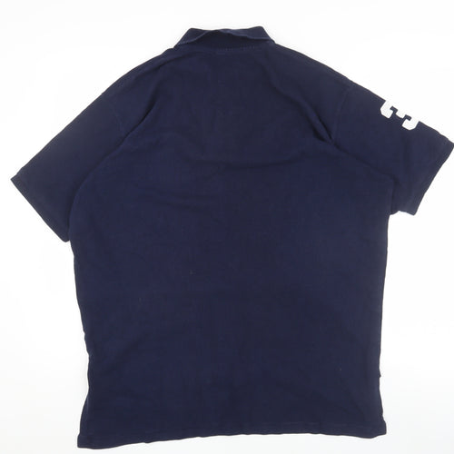 Ralph Lauren Men's Blue Polo Shirt, Size L, Classic