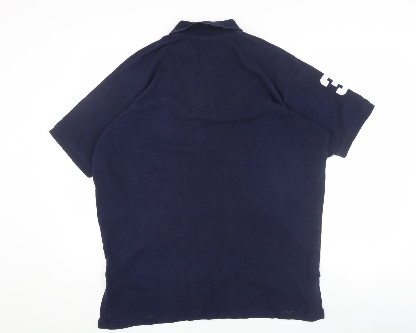 Ralph Lauren Men's Blue Polo Shirt, Size L, Classic