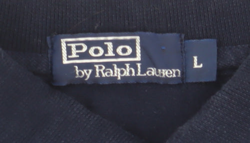 Ralph Lauren Men's Blue Polo Shirt, Size L, Classic