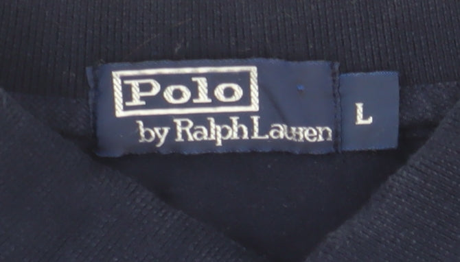 Ralph Lauren Men's Blue Polo Shirt, Size L, Classic