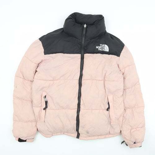 The North Face Women's Pink Puffer Jacket M