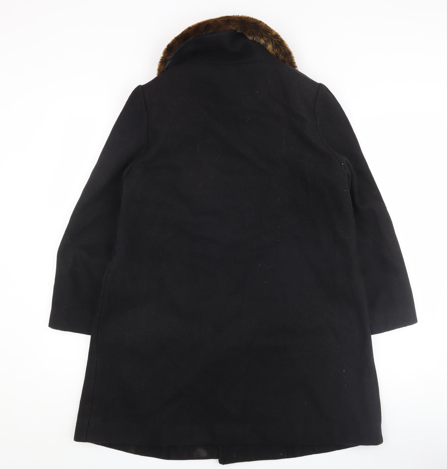 Miu Miu Women's Black Wool Pea Coat L