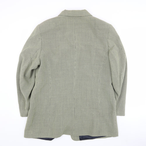 Gerry Weber Women's Checked Grey Blazer, Size 42