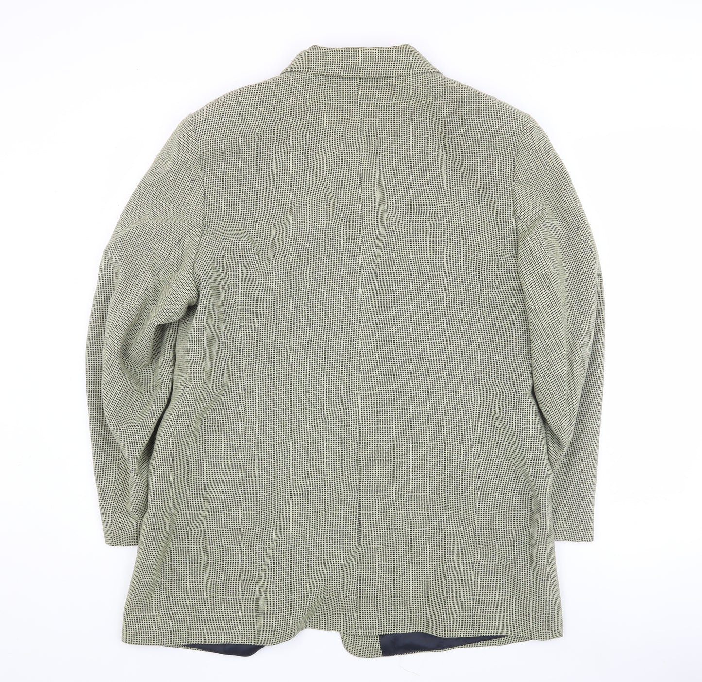 Gerry Weber Women's Checked Grey Blazer, Size 42