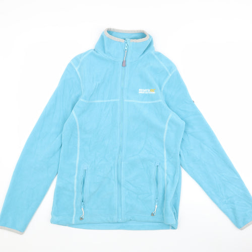 Regatta Women's Blue Fleece Jacket Size 10