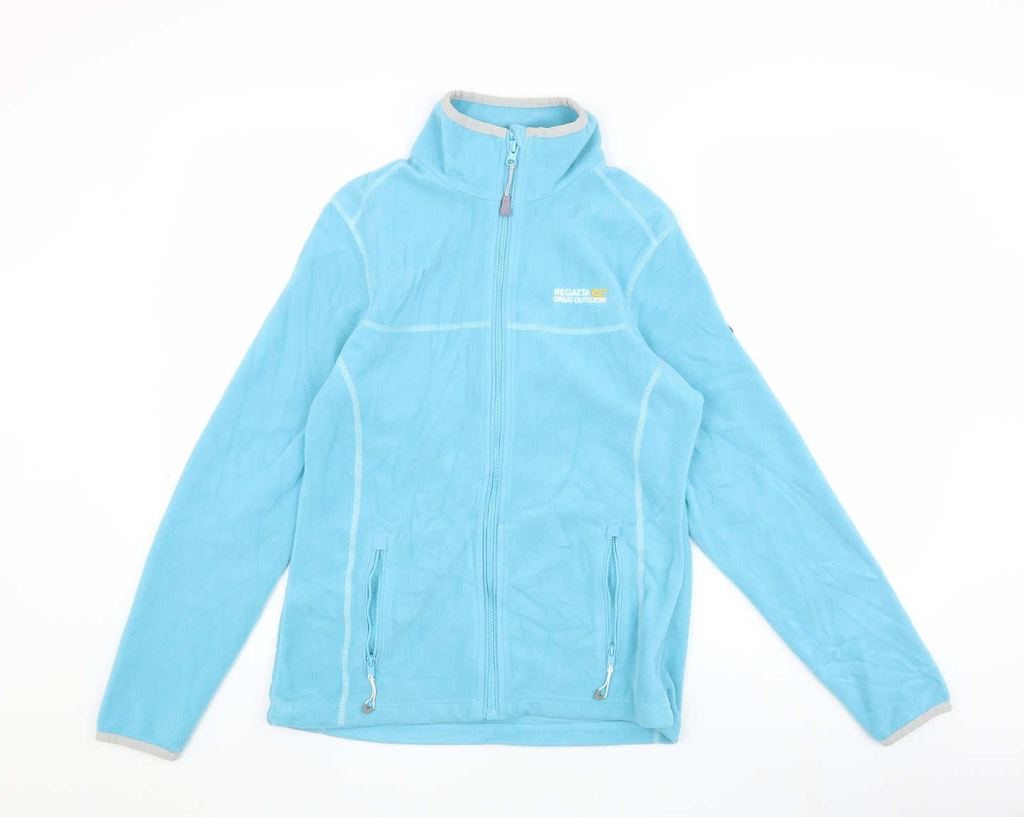 Regatta Women's Blue Fleece Jacket Size 10